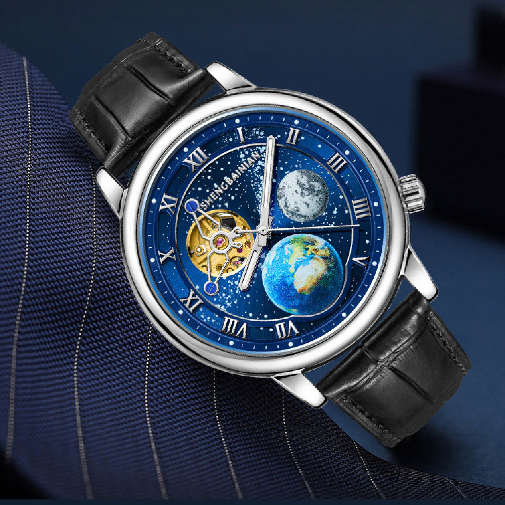 Mens Watch Luminous Earth Starry