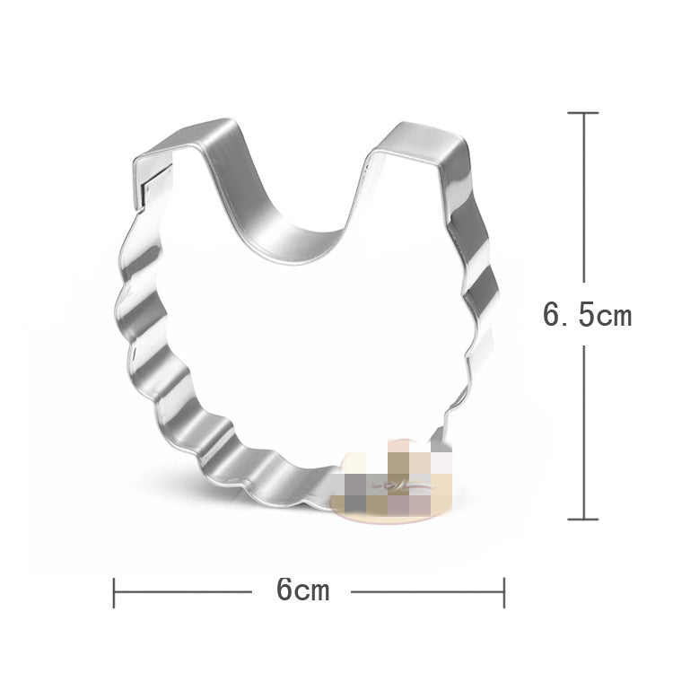 BB Clothes Bib Feeding Bottle Stainless Steel Cake Mold