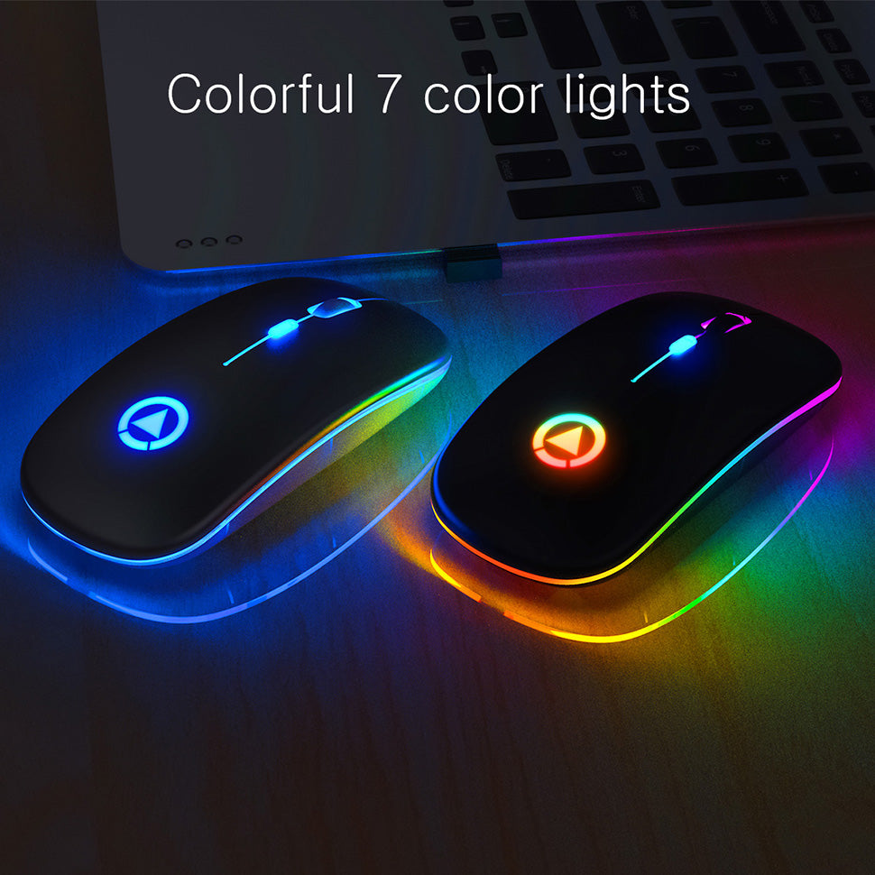 Silent rechargeable wireless mouse