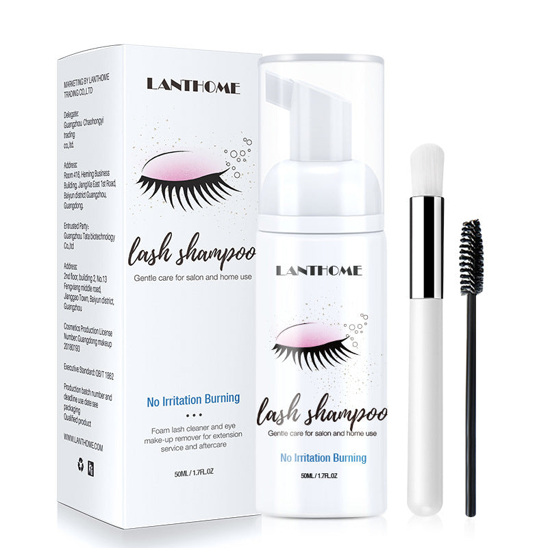 Eyelash shampoo gentle cleansing eyelash makeup remover