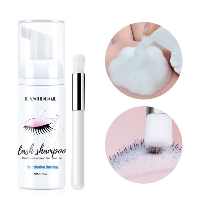 Eyelash shampoo gentle cleansing eyelash makeup remover