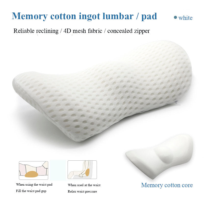 Lumbar Support Pillow For Side Sleepers Pregnancy Relieve Hip Coccyx Sciatica Pain Machine Chair Back Cushion Waist Car Seat