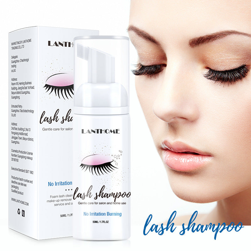 Eyelash shampoo gentle cleansing eyelash makeup remover