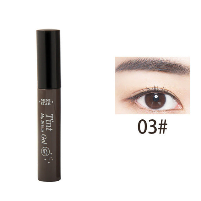 Semi Permanent Tear Dye Eyebrow Glue Lasting Color Anti Sweat Waterproof Quick Eyebrow