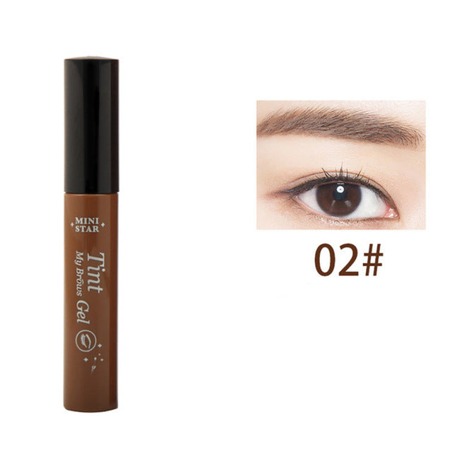 Semi Permanent Tear Dye Eyebrow Glue Lasting Color Anti Sweat Waterproof Quick Eyebrow