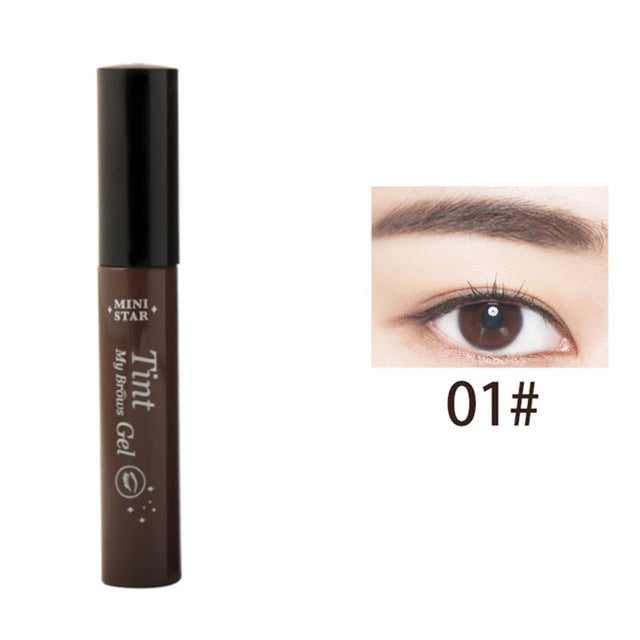 Semi Permanent Tear Dye Eyebrow Glue Lasting Color Anti Sweat Waterproof Quick Eyebrow