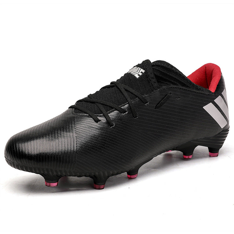 Outdoor High-top Football Boots Turf Soccer Cleats Kids AG Women Soft Football Shoes