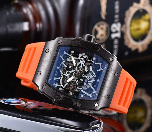 Watch Hollow Fashion Personality Ghost Head Quartz Mens Watch Quartz Watch