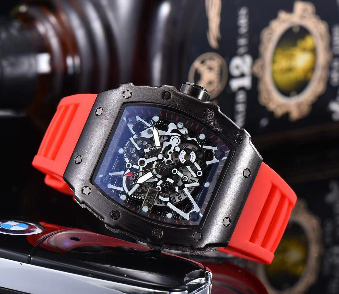 Watch Hollow Fashion Personality Ghost Head Quartz Mens Watch Quartz Watch