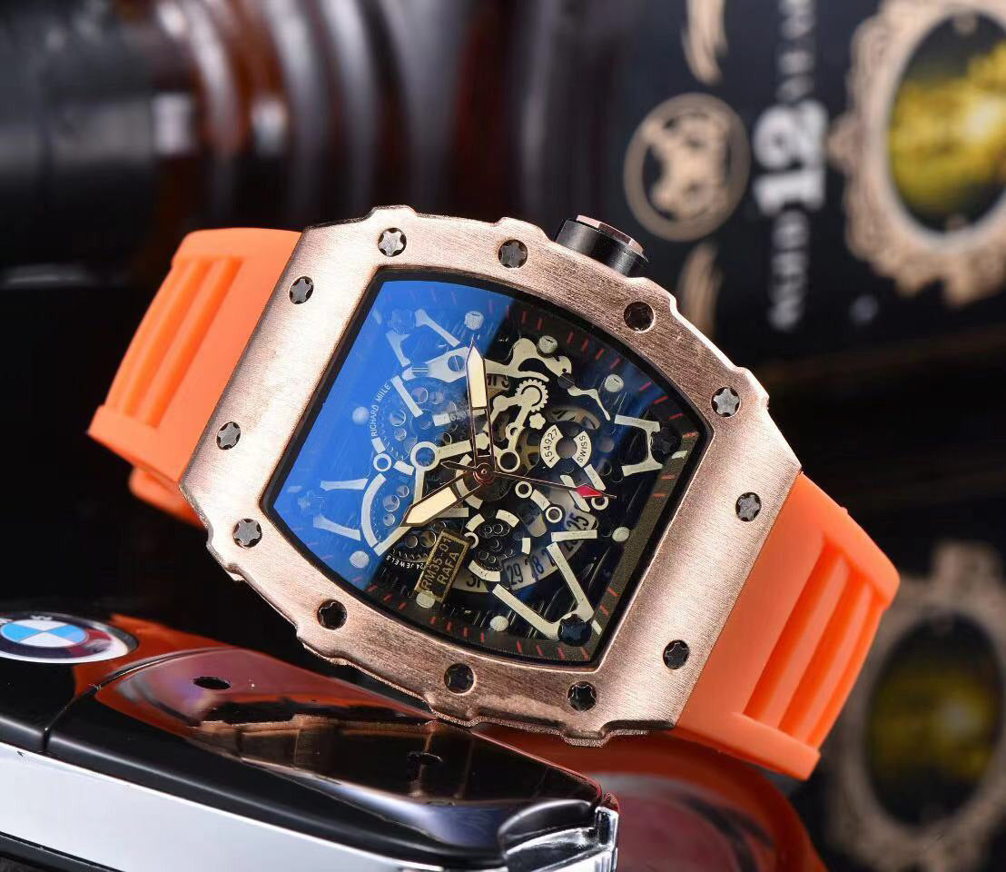 Watch Hollow Fashion Personality Ghost Head Quartz Mens Watch Quartz Watch