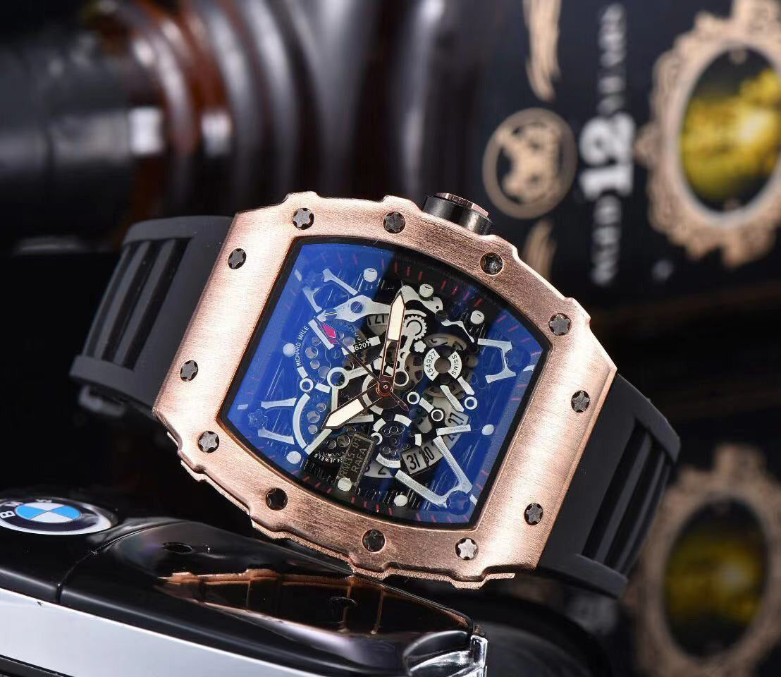 Watch Hollow Fashion Personality Ghost Head Quartz Mens Watch Quartz Watch