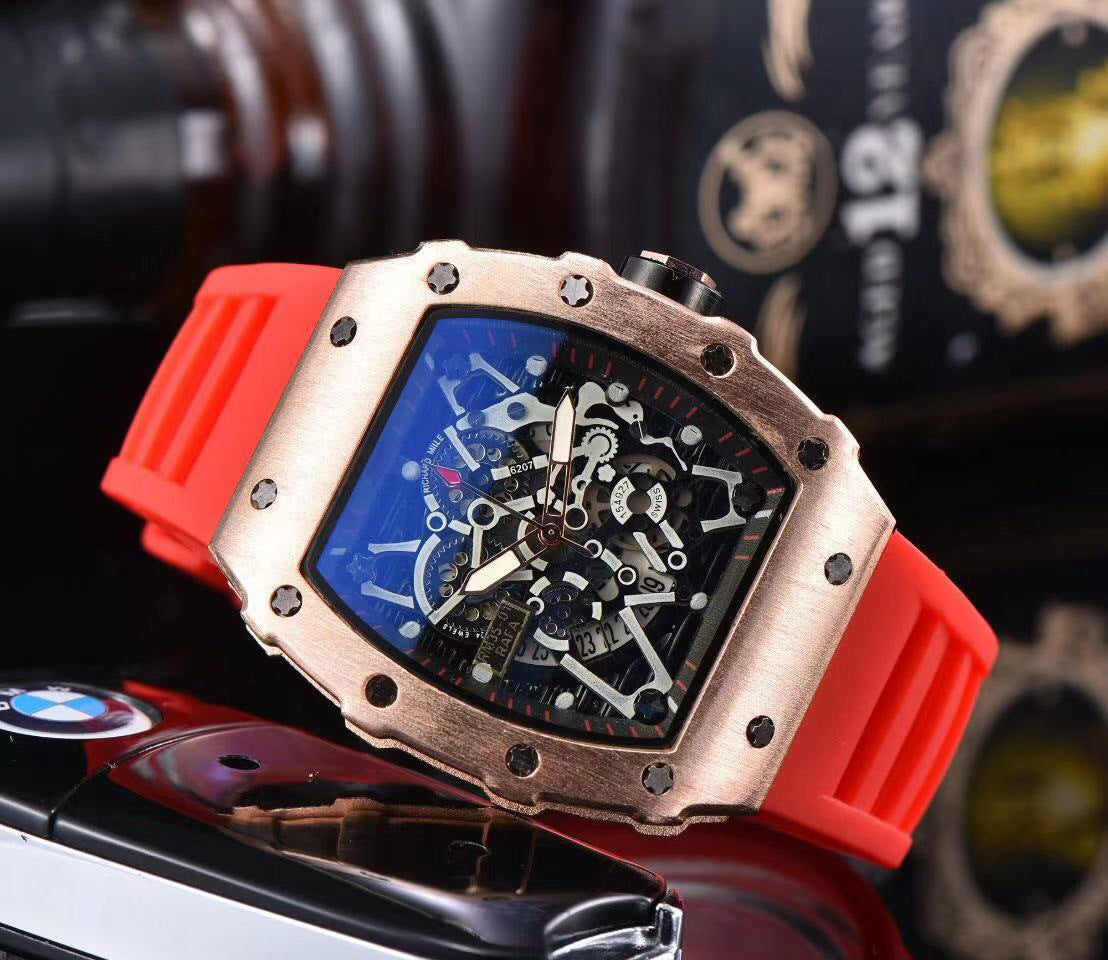 Watch Hollow Fashion Personality Ghost Head Quartz Mens Watch Quartz Watch