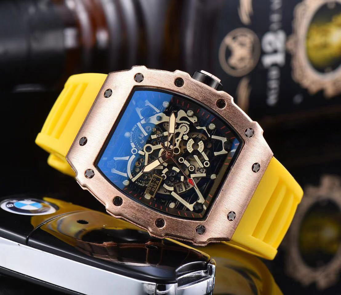 Watch Hollow Fashion Personality Ghost Head Quartz Mens Watch Quartz Watch