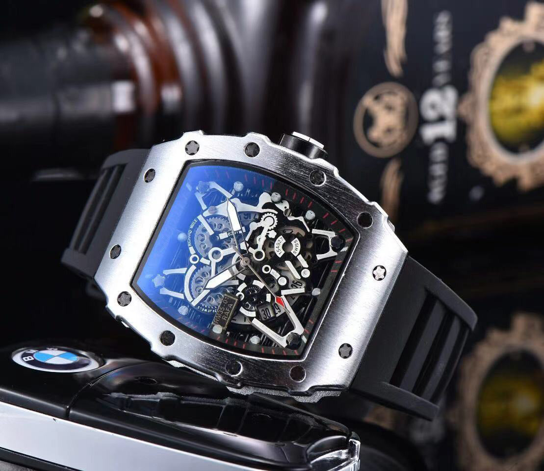 Watch Hollow Fashion Personality Ghost Head Quartz Mens Watch Quartz Watch