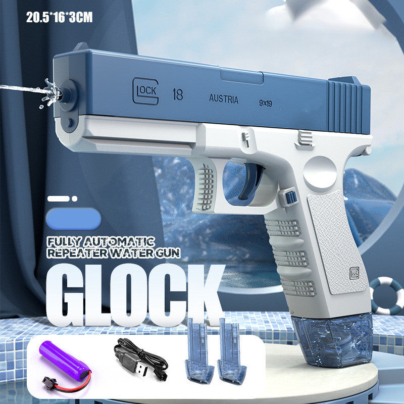 2023 Glock Electric Water Toy Gun Spray Blaster Pistol Airsoft Summer Toys Swimming Poor Game Weapon Pistola For Kids