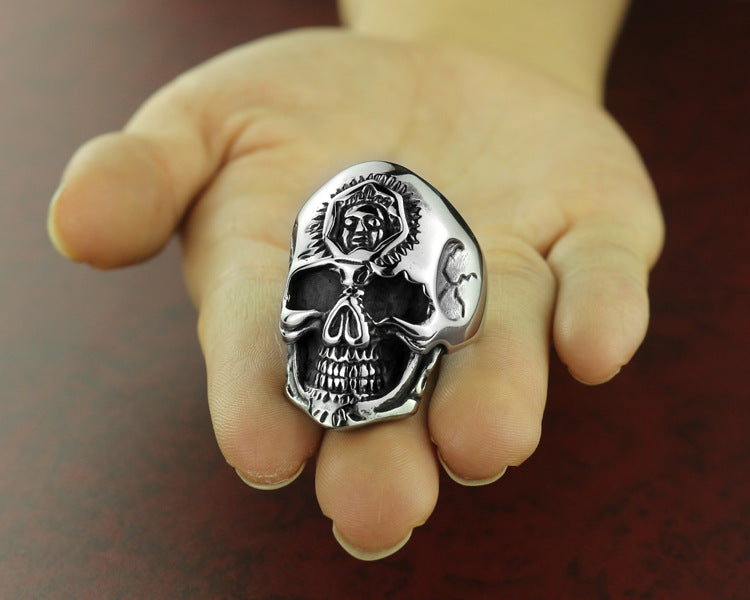 Skull Ring Punk Personality Mens Ring