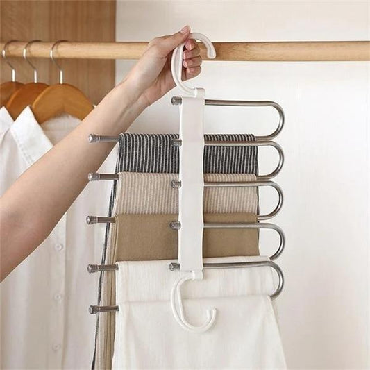 Multifunctional pants rack