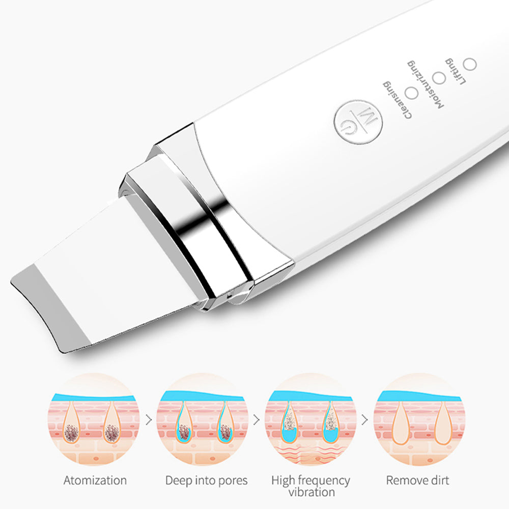 Ultrasonic Peeling Electromechanical Beauty Instrument Facial Cleanser Cleaner