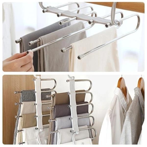 Multifunctional pants rack