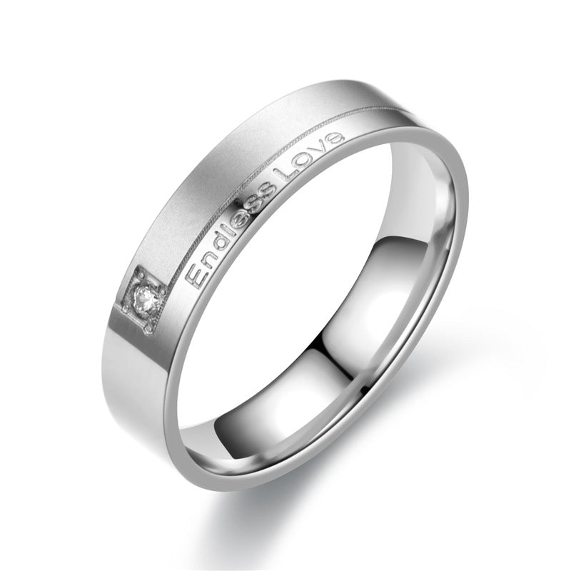 Men's And Women's Fashion Creative Stainless Steel Ring