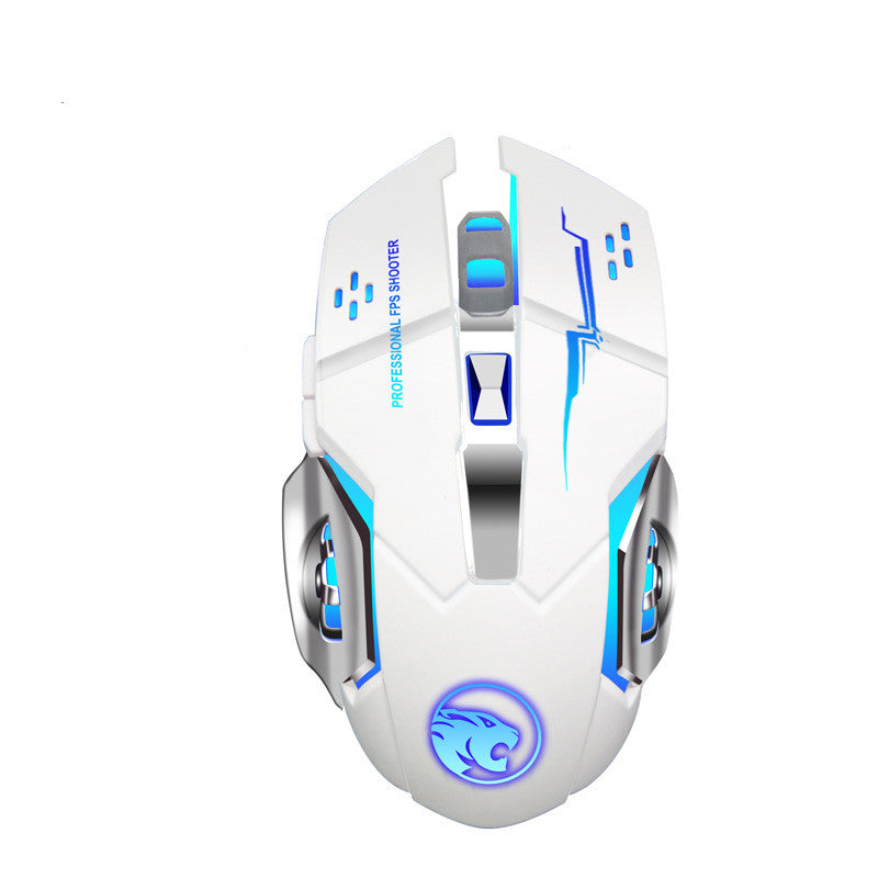 Wireless Gaming Mouse Luminous Mute Rechargeable Wired Office Mouse