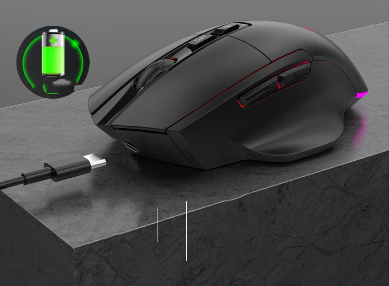 Rechargeable Wireless RGB Gaming Mouse High-value Gaming Mouse