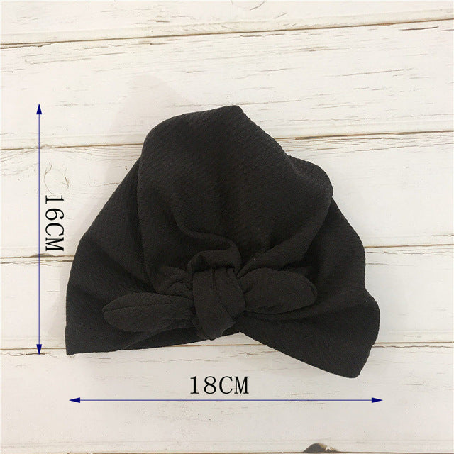 Knot Bow Baby Headbands Toddler Headwraps 6m-18m Baby Turban