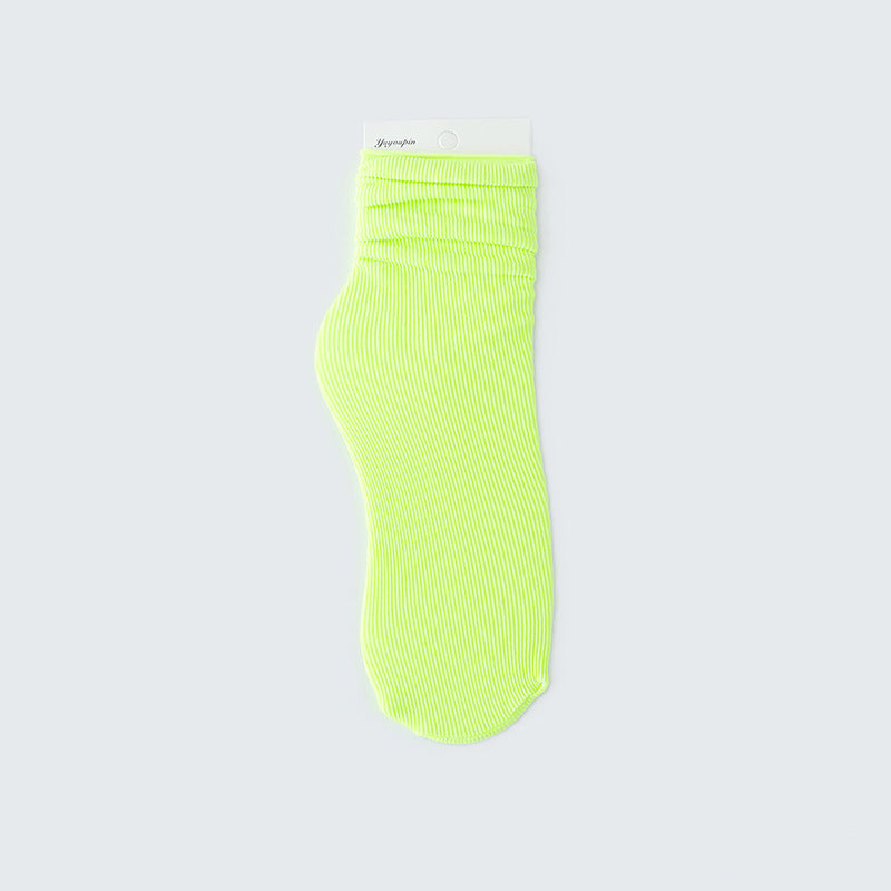 Fashion Solid Color Velvet Ice Socks