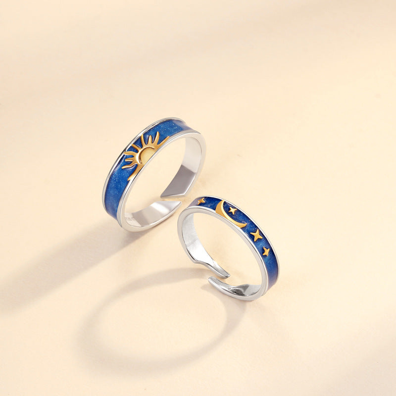 Korean Version Of Simple Men And Women's Ring