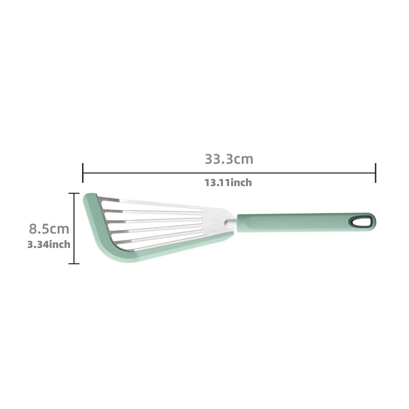 Nonstick Fish Spatula, Thin Slotted Spatulas Turner Silicone Fish Spatulas For Nonstick Cookware, High Heat Resistant BPA Free Cooking Utensils, Ideal For Fish, Eggs, Pancakes