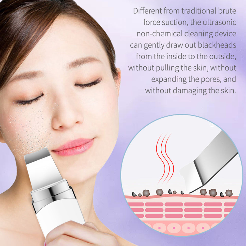 Ultrasonic Peeling Electromechanical Beauty Instrument Facial Cleanser Cleaner