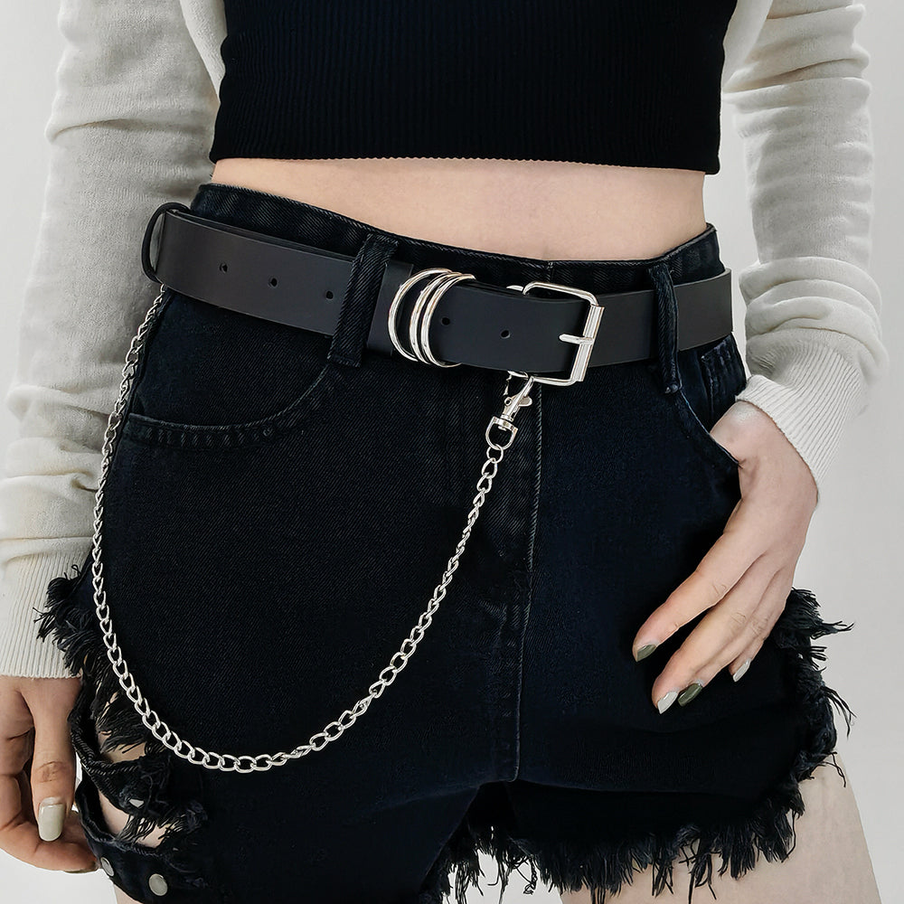 Sex Punk Chain Belt Unisex Hip Hop Embellished Jeans  Club Hip-hop Dance Summer Accessories