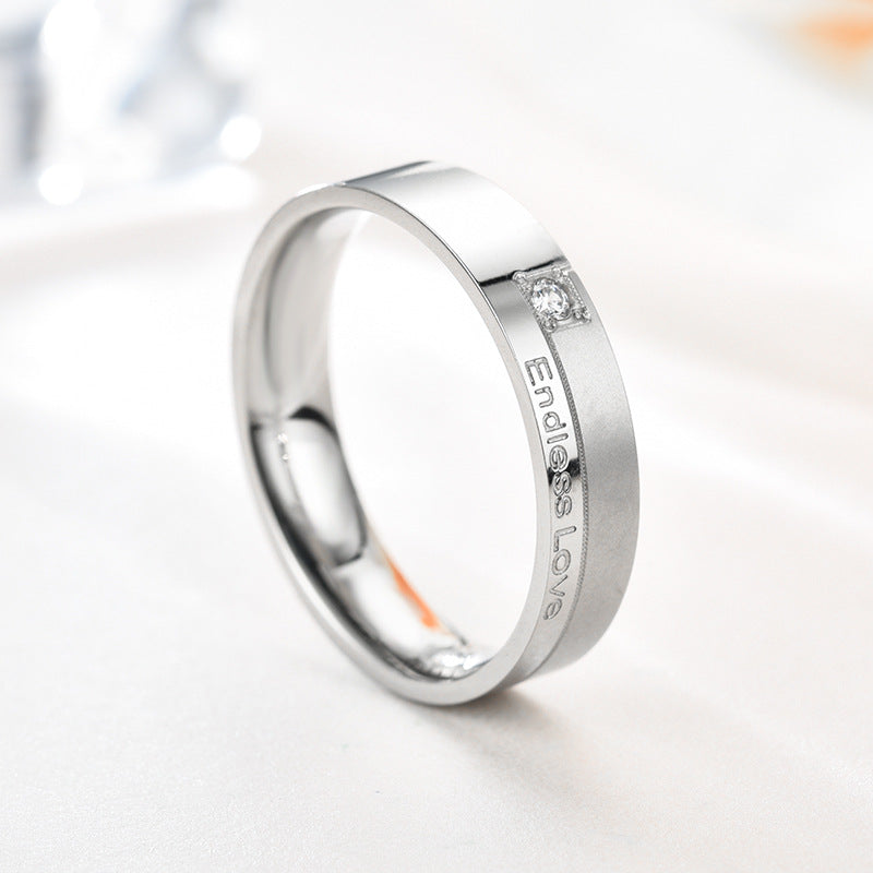 Men's And Women's Fashion Creative Stainless Steel Ring