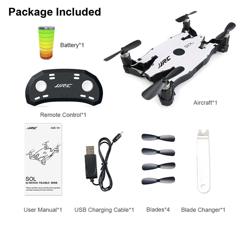 JJRC JJR / C H49 SOL Ultrafine Wifi FPV Selfie Drone 720P Camera Automatic Folding Arm Maintenance Altitude Quadcopter to Remote Control VS H37 H47 E57