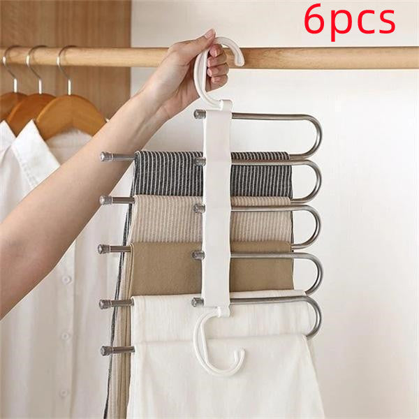 Multifunctional pants rack