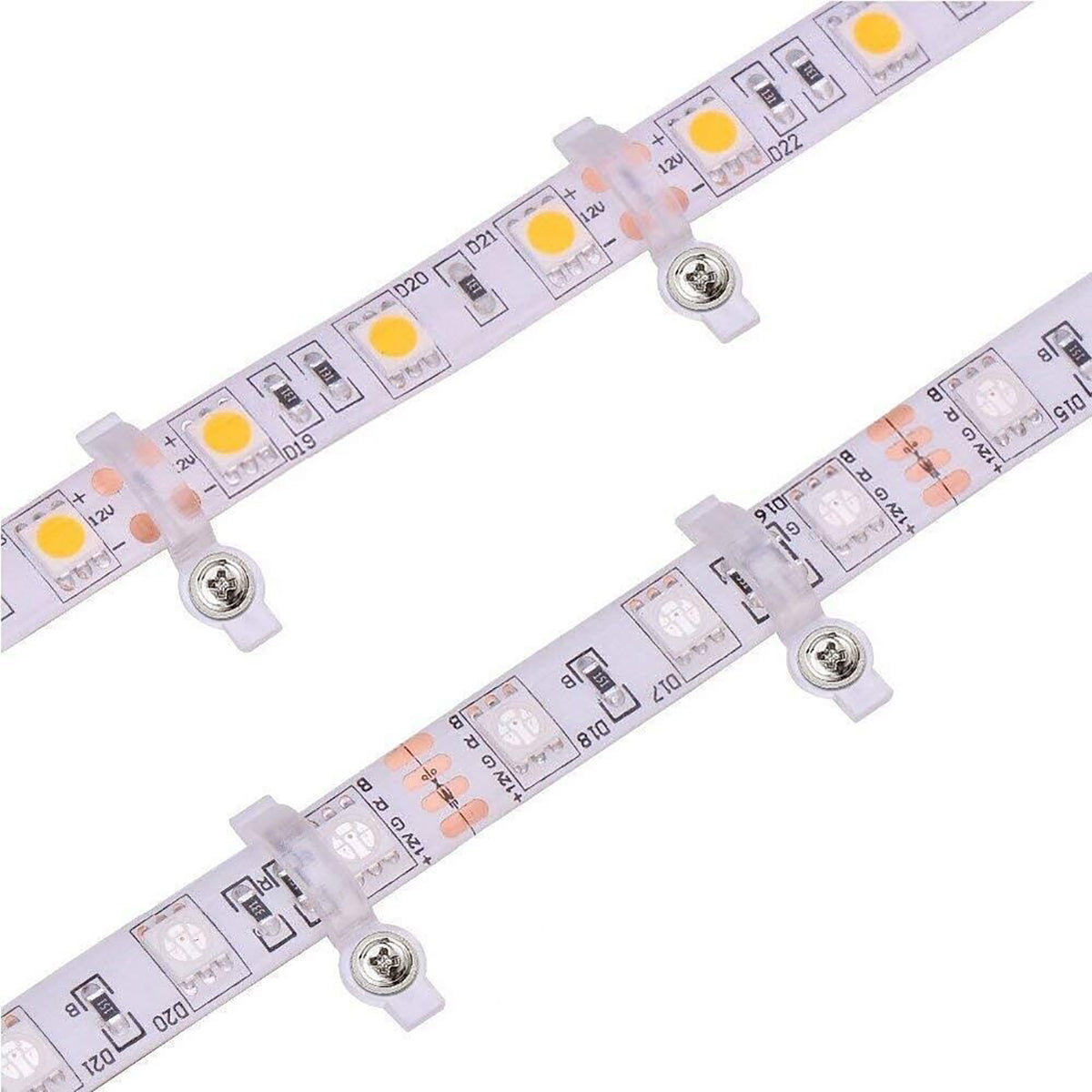 4 Pin  L Shape Connector Straight Connector Adapter For 5050 LED Strip Light