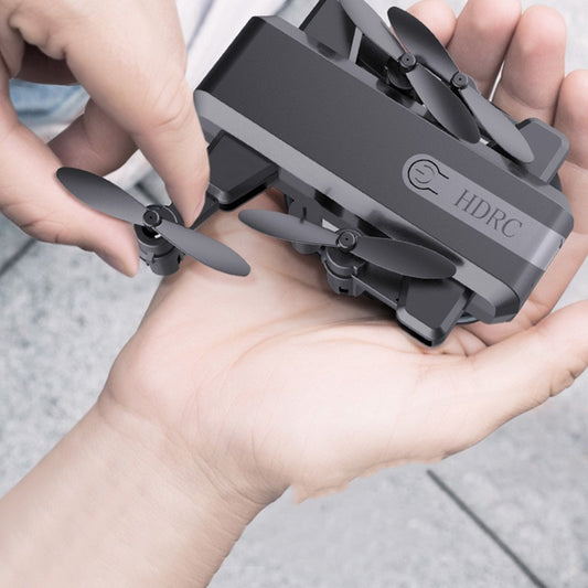 Mini folding drone aerial photography vehicle