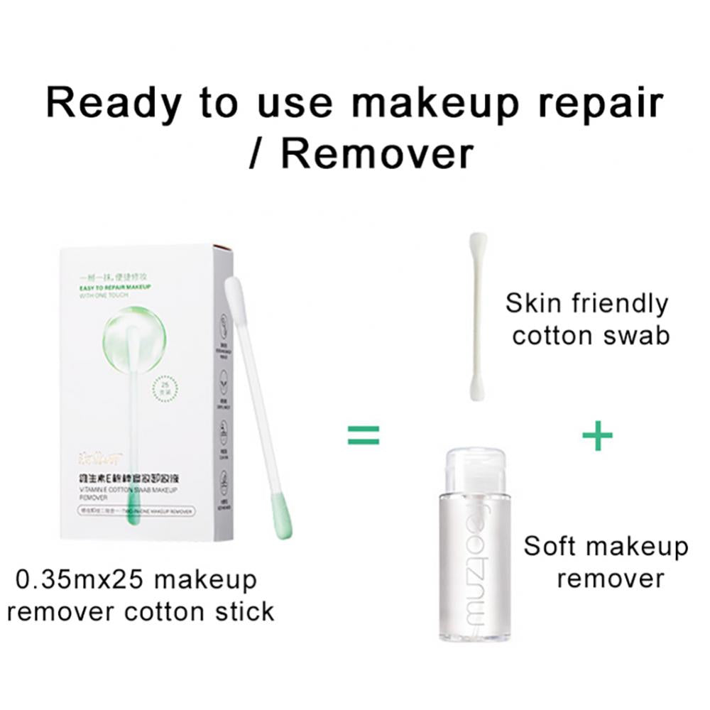 Correction Liquid Makeup Remover Cotton Swab