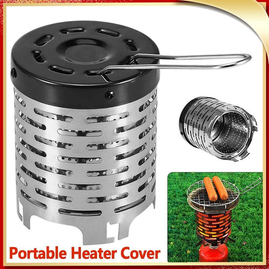 Portable Heater Cover Mini Warmer Outdoor Tent Heating Stove Camping Equipment