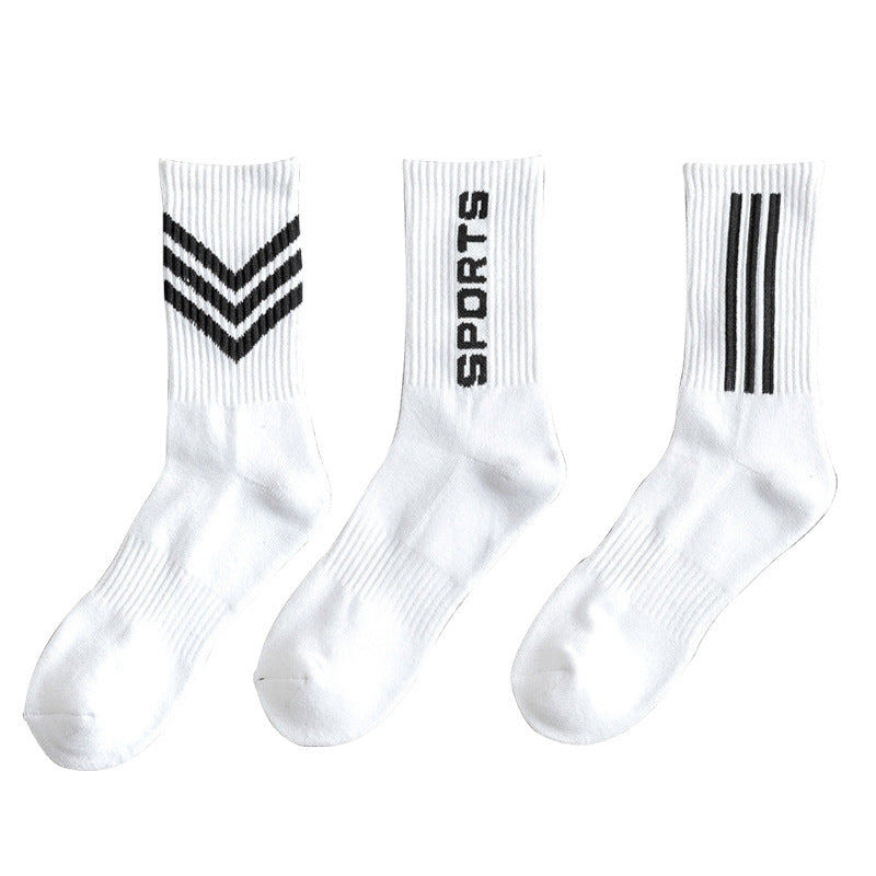 Basketball High-top Thicker Sweat-absorbent Breathable Exercise Towel Athletic High-top Trendy Pure Cotton Socks