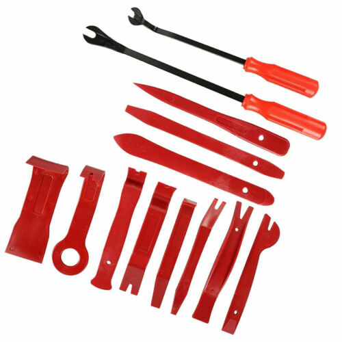 158Pcs Car Door Trim Panel Removal Molding Pry Install Tool Interior Clip Set UK