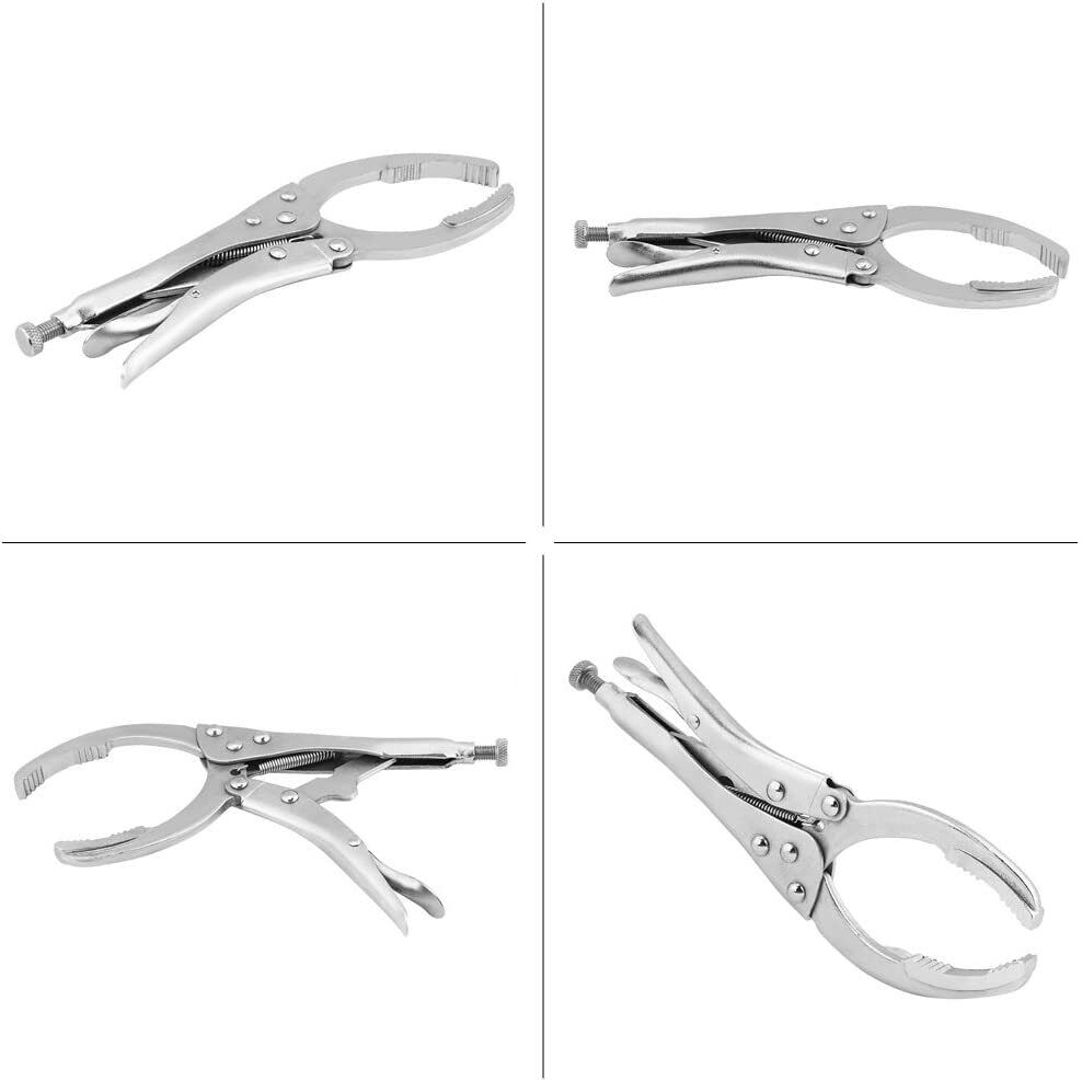 Adjustable Oil Filter Wrench Removal Tool Locking Pliers Hand Remover 50mm-110mm