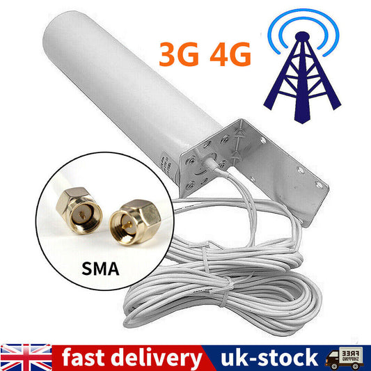 Dual SMA Male 3G 4G LTE Wall Mount Signal Booster Antenna Outdoor Signal Booster