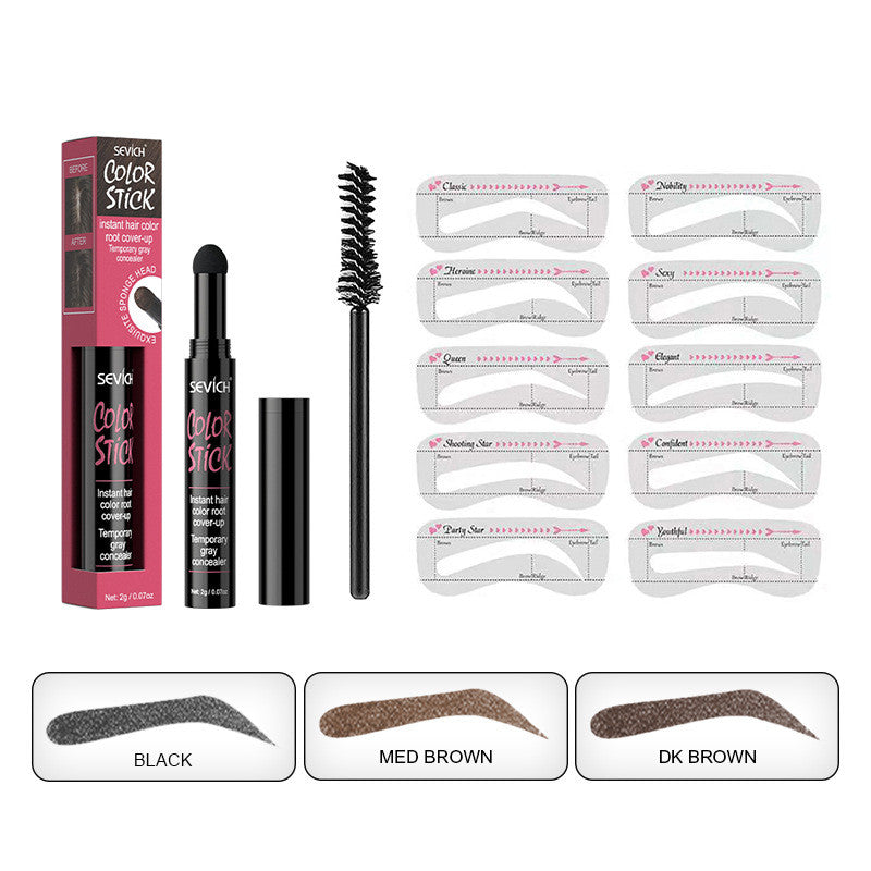 One Step Eyebrow Stamp Shaping Kit Eye Brow Gel