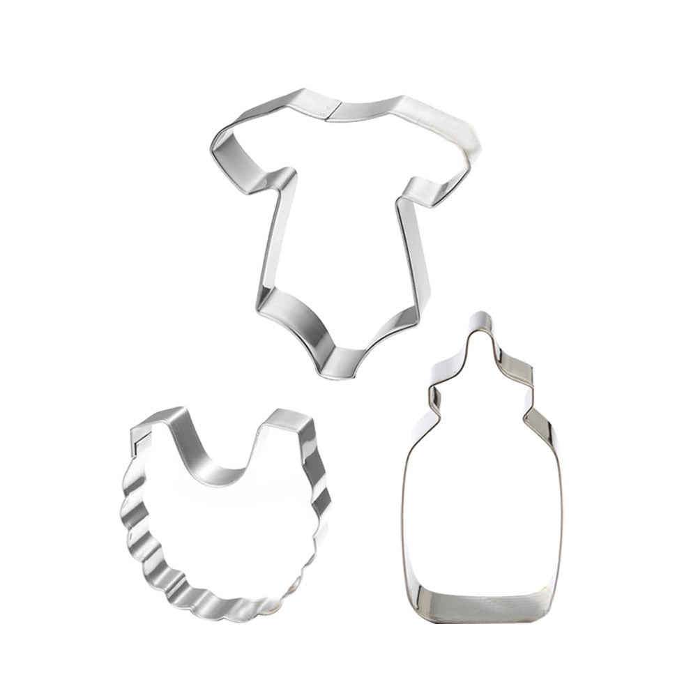 BB Clothes Bib Feeding Bottle Stainless Steel Cake Mold