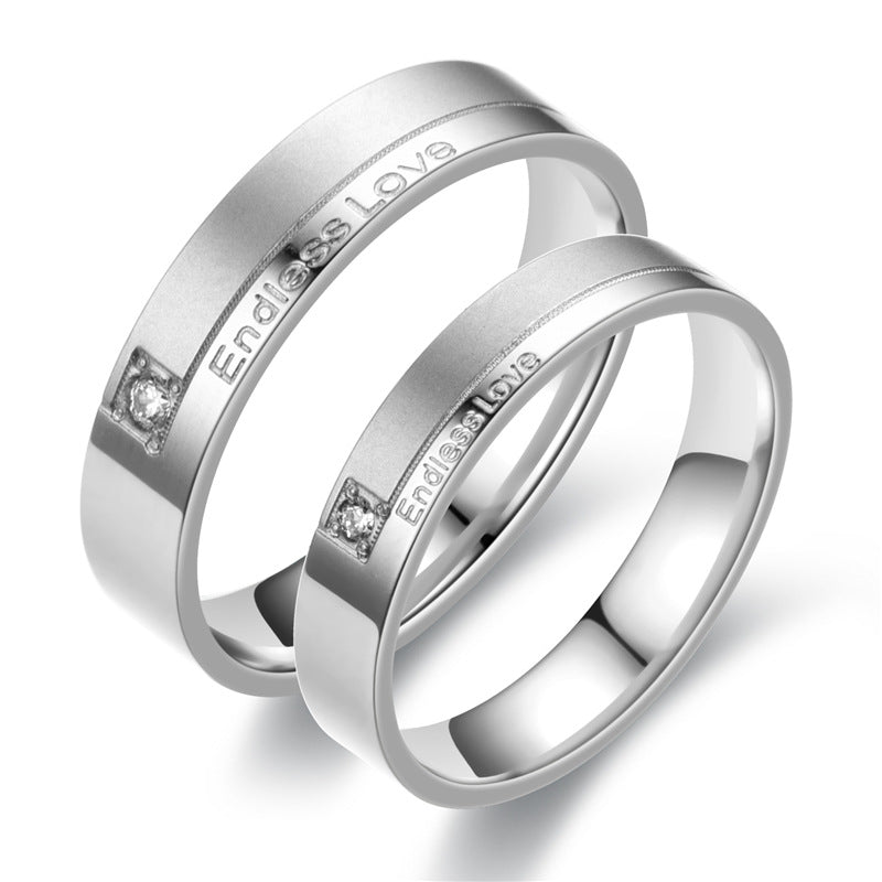 Men's And Women's Fashion Creative Stainless Steel Ring