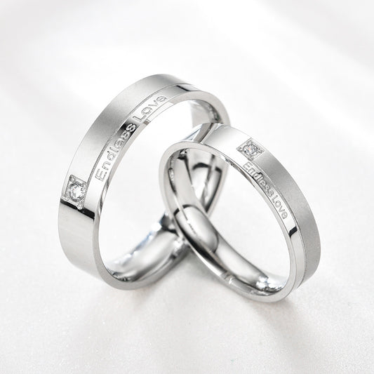 Men's And Women's Fashion Creative Stainless Steel Ring