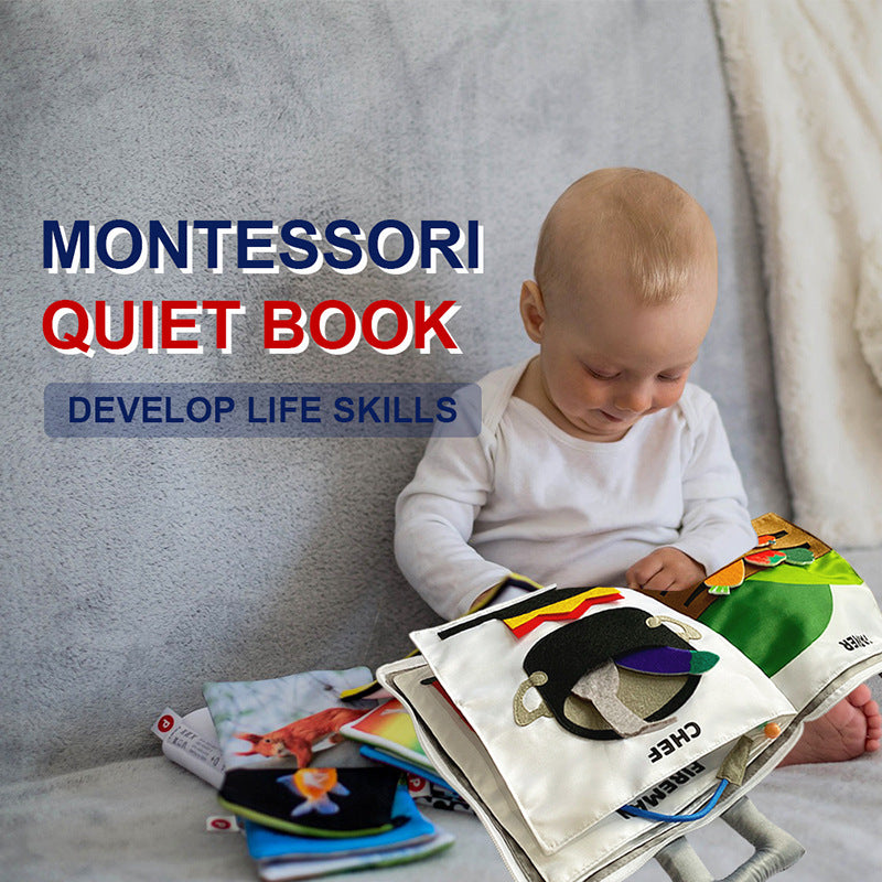 Montessori Children's Three-dimensional Early Learning Book