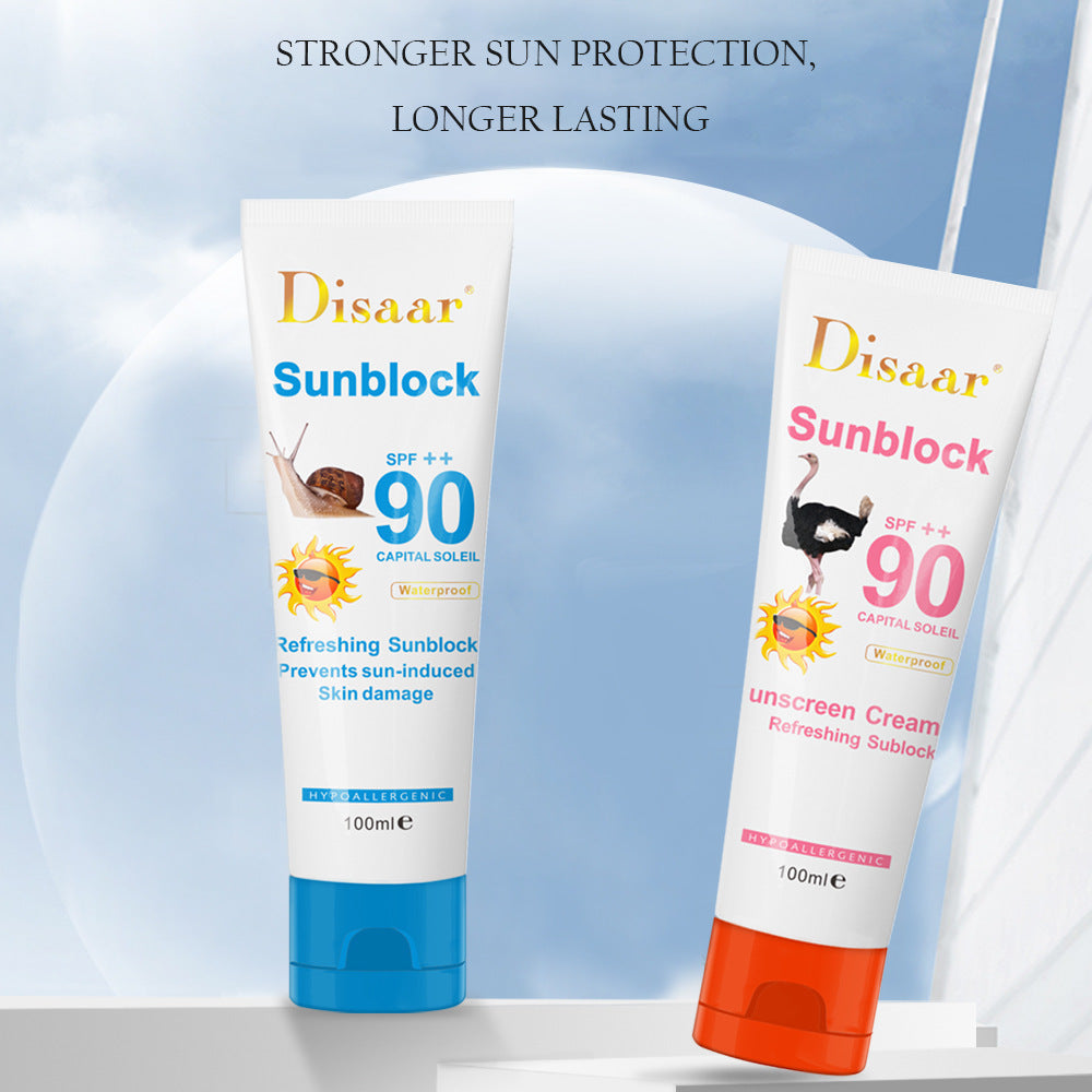 Cross-border Disaar Sunscreen Body Moisturizing Anti-UV Physical Sunscreen 100g Wholesale