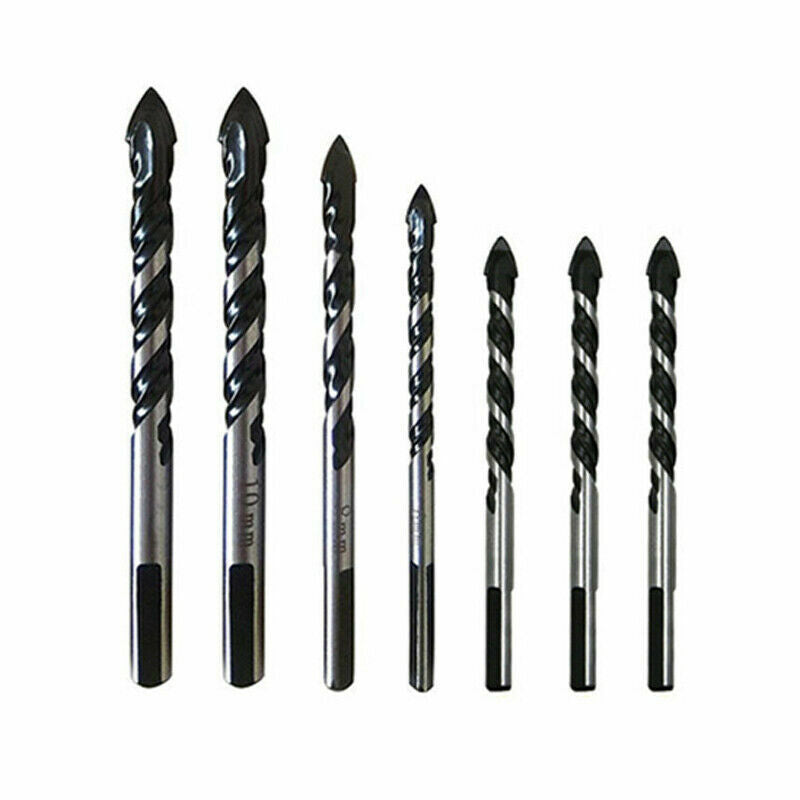 7XMulti-Material Tile Drill Bits Set Glass Ceramic Porcelain Granite Marble UK